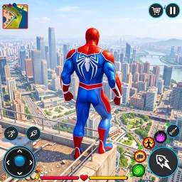 أيقونة Spider Rope Hero: Crime City