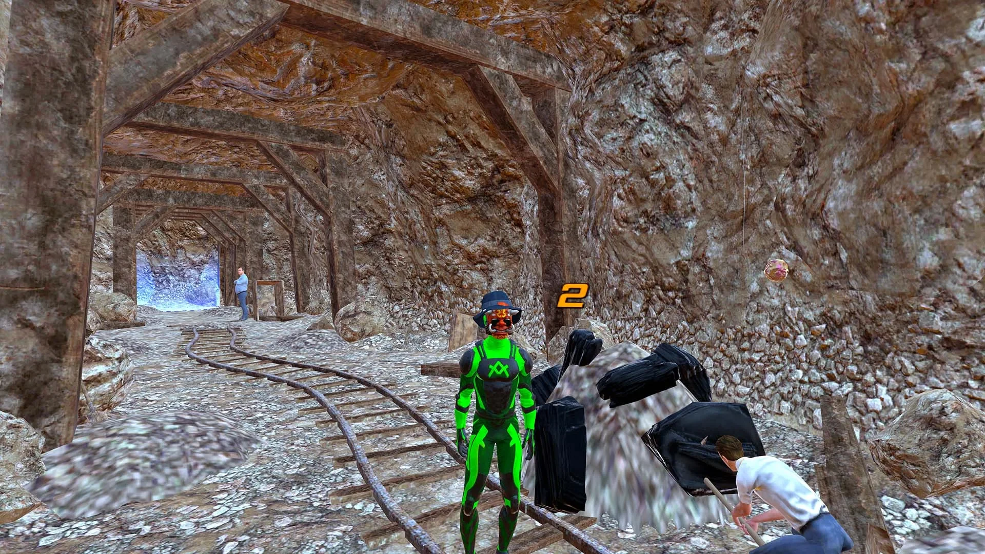Rope Frog Ninja Hero Car Vegas screenshot