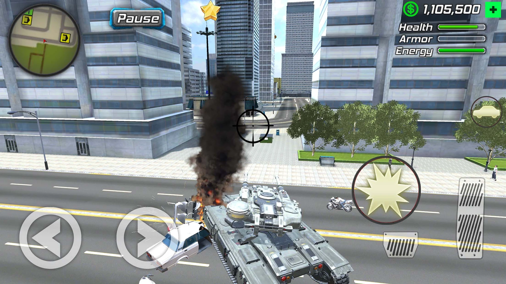 Rope Frog Ninja Hero Car Vegas screenshot